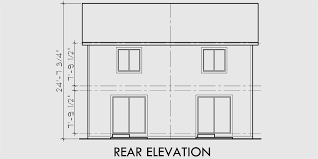 Search through these great plans that will fit perfect on any small lot. Narrow Small Lot Duplex House Floor Plans Two Bedroom D 341