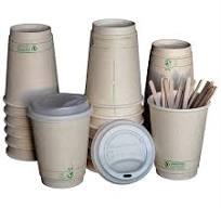 China Eco Friendly Sugarcane Bagasse Disposable Cup With PLA ...