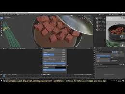 Texturing Meat Balls In Blender 2 8 Part Youtube Blender Blender 3d Tutorial