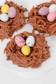 Easter Chocolate Birds Nests Recipe Easter Brunch Food Easter Chocolate Easter Recipes