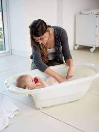 The summer splish 'n splash newborn to toddler tub features a simplistic and convenient design that. Buy Acqua Bambino Two Stage Bath Pearl White For Aed 249 00 Baby Baths Accessories Mamas Papas Uae
