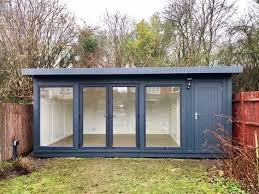 Combination Garden Room And Store Summer House Garden Shed Design Backyard Office