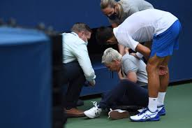 Your contributions will help us continue to deliver the stories that are important to you. Us Open Novak Djokovic Defaulted After Hitting Lineswoman With Ball