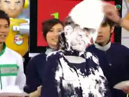 Holly gets her revenge on chelsie. Game Show Pie Attack 1 Video Dailymotion