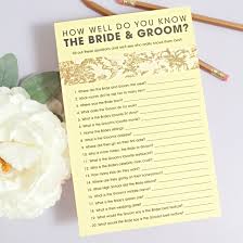 Need a few grooming tips? Free How Well Do You Know The Bride Groom Game