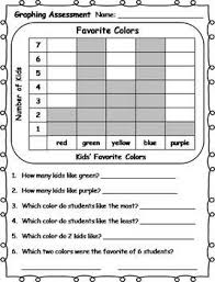 Graphing Assessment Freebie Graphing First Grade First Grade Math 3rd Grade Math