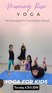 YOGA FOR KIDS THURSDAY AFTERNOON CLASS 4.30-5.30PM, Little Yoginis in  frame:, 🧘‍♀️ Tata, 🧘‍♀️ Livvy, 🧘‍♀️ Lili, 🧘‍♂️ Raphael, Thankyou for  sharing positive energy this afternoon 🤗😍🙏🏻❤️, 📍 Janur Kuning ...