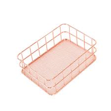 metal storage basket mesh crate vintage
