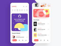 Publish your event on web and mobile. Event App Concept Event App App Design Home App