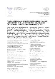 Sebagai contoh nomor saya berada diproduksi di jawa tengah. Pdf Physico Geographical Mesoregions Of Poland Verification And Adjustment Of Boundaries On The Basis Of Contemporary Spatial Data