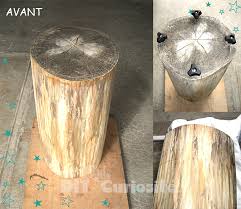 La table en tronc d'arbre est la nouvelle tendance pour créer une décoration à la fois design et authentique. Tuto Tronc D Arbre Recycle Little Curiosite
