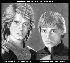 The skywalker family is a fictional legendary family in the star wars franchise. Anakin And Luke Skywalker By Dalenorvell On Deviantart