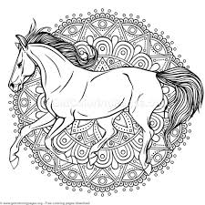 4 Horse Mandala Coloring Pages Free Instant Download Coloring Coloringbook Coloringpages Alphabet Horse Coloring Pages Animal Coloring Pages Coloring Pages