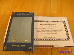 Welcome to nascar's official fan page! 1998 Jeff Gordon 22 Karat Gold Foil Card Man Cave Auction 11 24 Jeff Gordon Action Elite Nascar S And Transporters Lidded Tankards More Nascar K Bid