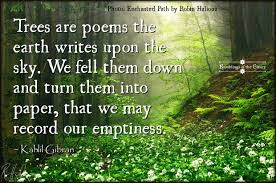 Emptiness World Environment Day Kahlil Gibran Poems