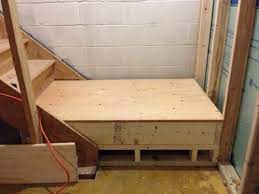 Adding Landing To Basement Stairs Doityourself Com Community Forums Basementbarideas Basement Stairs Basement Steps Basement Stairs Remodel
