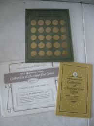 Vintage Bronze Car Coin Set From Sunoco Byfranklin Mint With Coa Vintage Bronze Coin Set Bronze