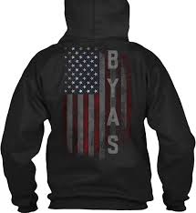 Amazon Com Byas Family American Flag Sweatshirt Gildan