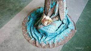 Baju pengantin india warna biru. 7 Inspirasi Gaun Pengantin Ala India Cocok Untuk Wanita Berhijab