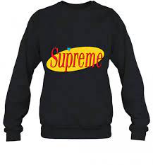 Supreme Seinfeld Logo Sweatshirt Violette Leonie Sweatshirts Seinfeld Unisex Shirts