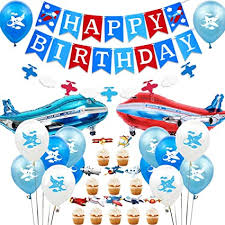 In this section you'll find the newest design offerings in aviation decor and aviation furniture. Amazon Com Airplane Party Decorations Time Flies Birthday Party Supplies Vintage Airplane And Clouds Garland Banner For Men Adult Or Baby Shower Toys Games