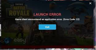 Update your video card drivers. Fortnite Error Code 22 Fortnite Will Not Start Issue Solved
