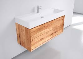 Der waschbeckenschrank aus holz ist in der variante eiche massiv gefertigt und bietet neben dem becken drei schubladen für die praktische aufbewahrung von badaccessoires. Waschbeckenunterschrank Hangend Eiche One Bath