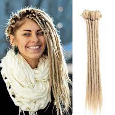 Different types of oil make great moisturizers for dreadlocks, including jojoba oil, coconut oil, grape seed oil, and hemp oil. Amazon Com 20 Inch 100 Handmade Dreadlocks Extensions Fashion Reggae Hair Hip Hop Style Soft Faux Locs Crochet Braiding Hair For Women Men 20inch 10pcs Deep Blonde Beauty