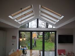 vaulted ceiling kitchen extension