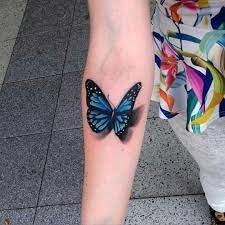 Vlinder Blue Butterfly Tattoo Armband Tattoo Design Butterfly Tattoo
