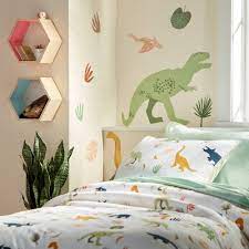 Again, notice the cool geometric wall treatment done with painted trim pieces. Kids Decor Target