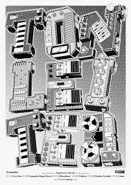 stephan walter tonleiter 2008 sketch book alphabet city music poster