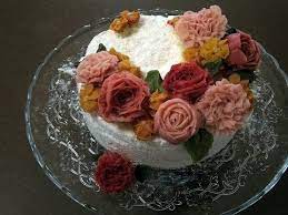 豆沙裱花康乃馨 玫瑰 bean paste piping carnation rose 母亲节的礼物 happy mother s day food food art butter cream
