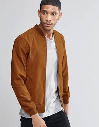 Pull Bear Faux Suede Bomber Jacket In Tan Shopstyle Suede Bomber Jacket Tan Suede Bomber Jacket Bomber Jacket