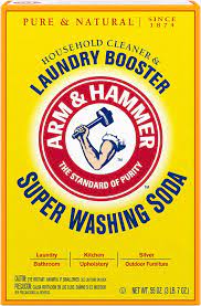 Can be used all around the home: Arm Hammer Super Washing Soda Detergent Booster