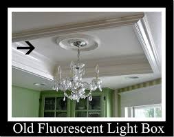 F0b94de0e4580258b8257fda19b34e9d Jpg 736 581 Lighting Makeover Kitchen Lighting Flourescent Light