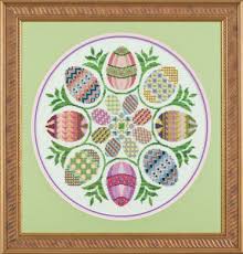 Looking for your next counted cross stitch project? Glendon Place Eggs Ala Round Cross Stitch Pattern