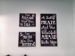 A Nautical Mermaid Pirate Themed Bathroom Project Nursery Pirate Bathroom Kids Bathroom Nautical Mermaid Sign