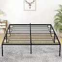 Amazon.com: coucheta Full Bed Frame with Storage 13 Inch Metal ...