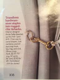 Black And Gold Curtain Tie Backs Pin By Rachael Anne On Diy And Craft Ideas Diy Curtains Curtain Tie Backs Curtain Decor