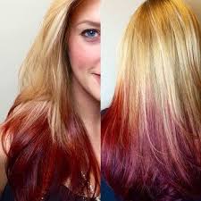 Reverse Ombre Google Search Hair Highlights Reverse Ombre Hair Red Ombre Hair