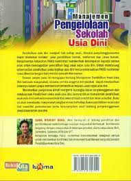 Buku Manajemen Pengelolaan Sekolah Usia Dini Bukukita