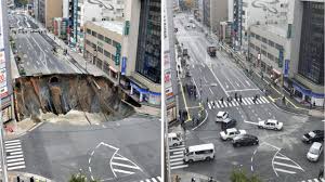four killed after massive sinkhole