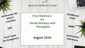Though it is a subscription site, they offer free webinars several times. Free Mental Health Webinars August 2020 Socialwork Career