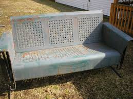 Suitable for indoor and outdoor use. Antique Metal Glider Rocker Online