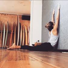 Pin For Later Forget The Mat Try These Wall Yoga Poses Haus Fitness Wall Yoga Easy Yoga Workouts Yoga Asanas
