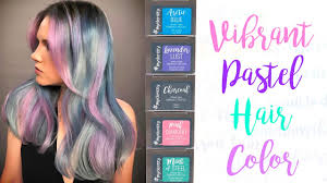 vibrant pastel hair color