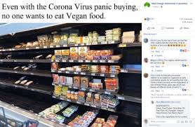 The brand launched in australia in july 2019 and is hoping to scale quickly by exporting to other countries. Pic Of Untouched Vegan Food In Supermarket Has Nothing To Do With Covid 19 Coronavirus Australian Associated Press