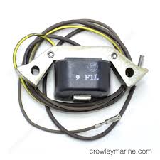 Primary winding resistance test connect ohmmeter between coil primary terminal and clean engine ground. 0581670 Charge Coil Lamination Assembly Johnson Evinrude Omc Crowley Marine