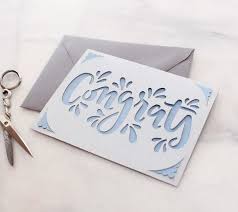 Chose just the right design to reflect your thoughts on the couple's big day. This Easy To Assemble Card Is A Fun Way To Send Your Congratulations Cricut Cards Congrats Card Card Cricut